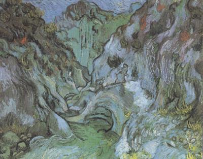 Vincent Van Gogh Les Peiroulets Ravine (nn04) oil painting image